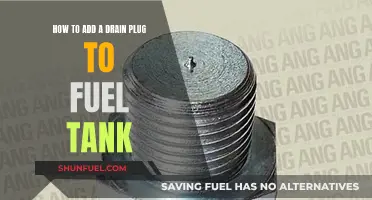 Adding a Drain Plug: An Easy Fuel Tank Hack