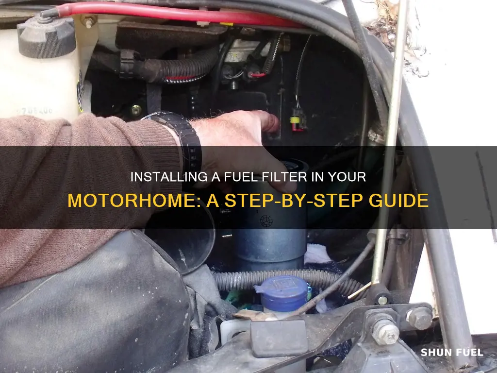 how to add a fuel filter to my motorhome