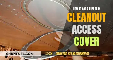 Fuel Tank Cleanout: Access Cover Installation Guide