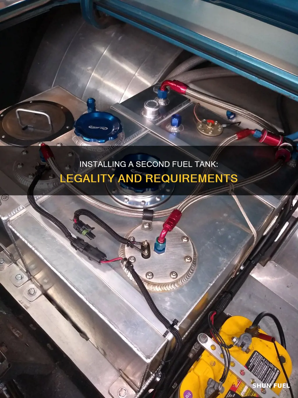 how to add a second fuel tank legally