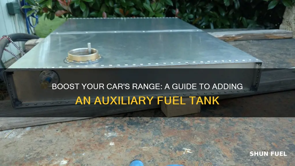 how to add an auxiliary fuel tank to a car