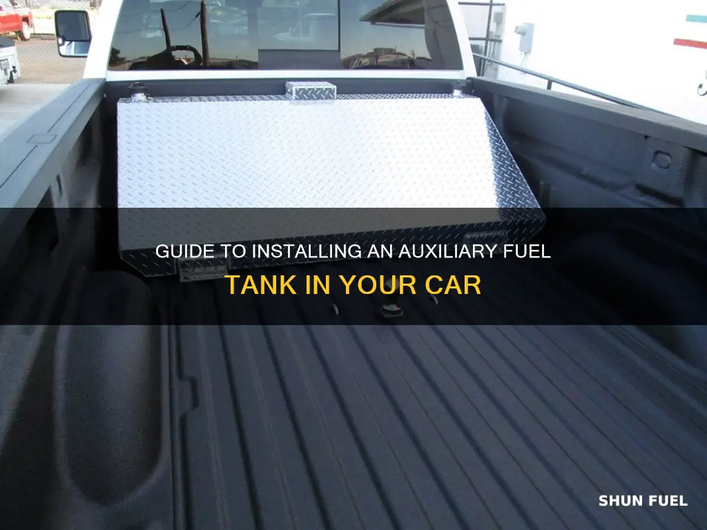 how to add an auxiliary fuel tank to a car