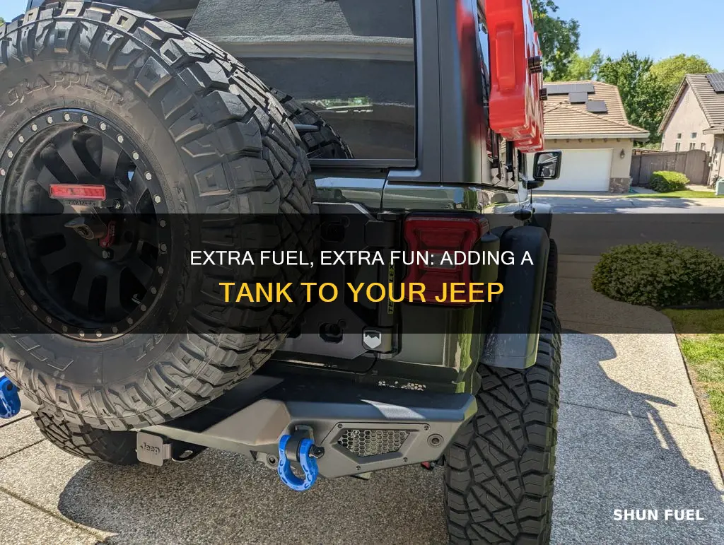 how to add an extra fuel tank to my jeep