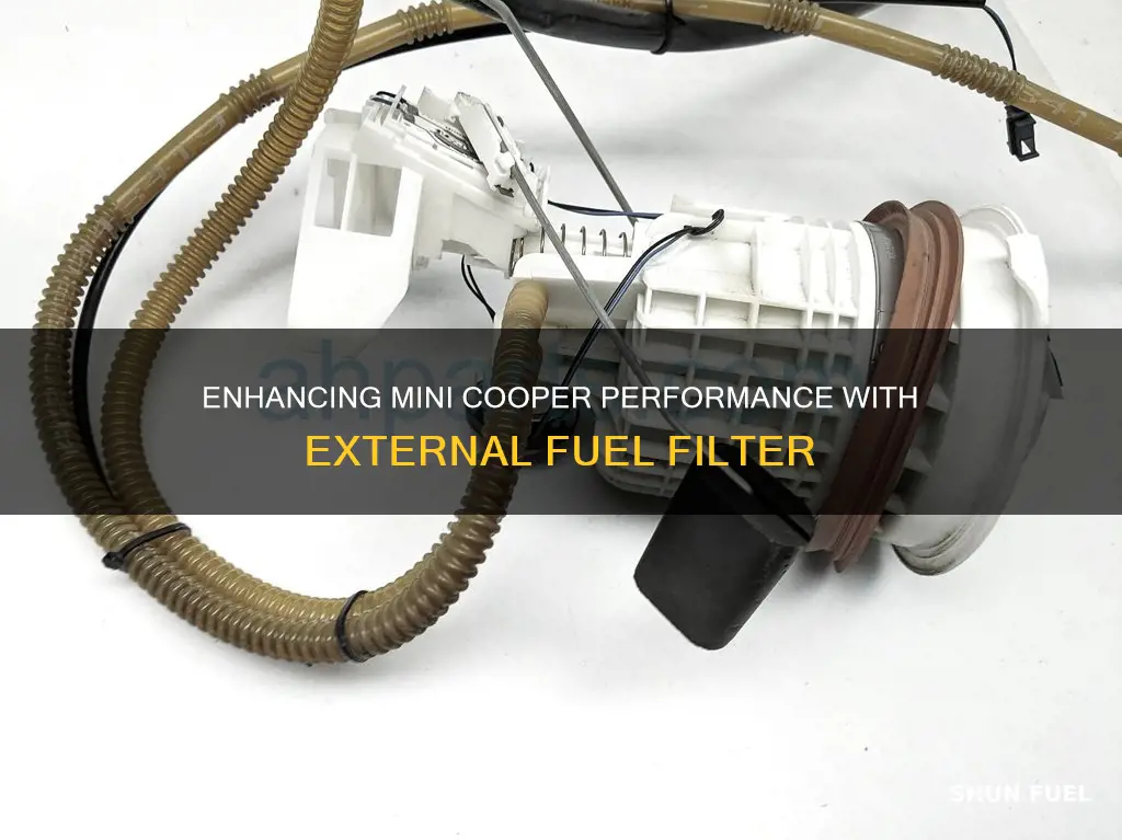 how to add external fuel filter to mini cooper