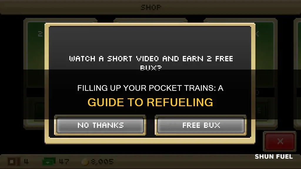 how to add fuel car in pocket trains