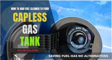 Ford Capless Gas Tank: Adding Fuel Cleaner the Right Way
