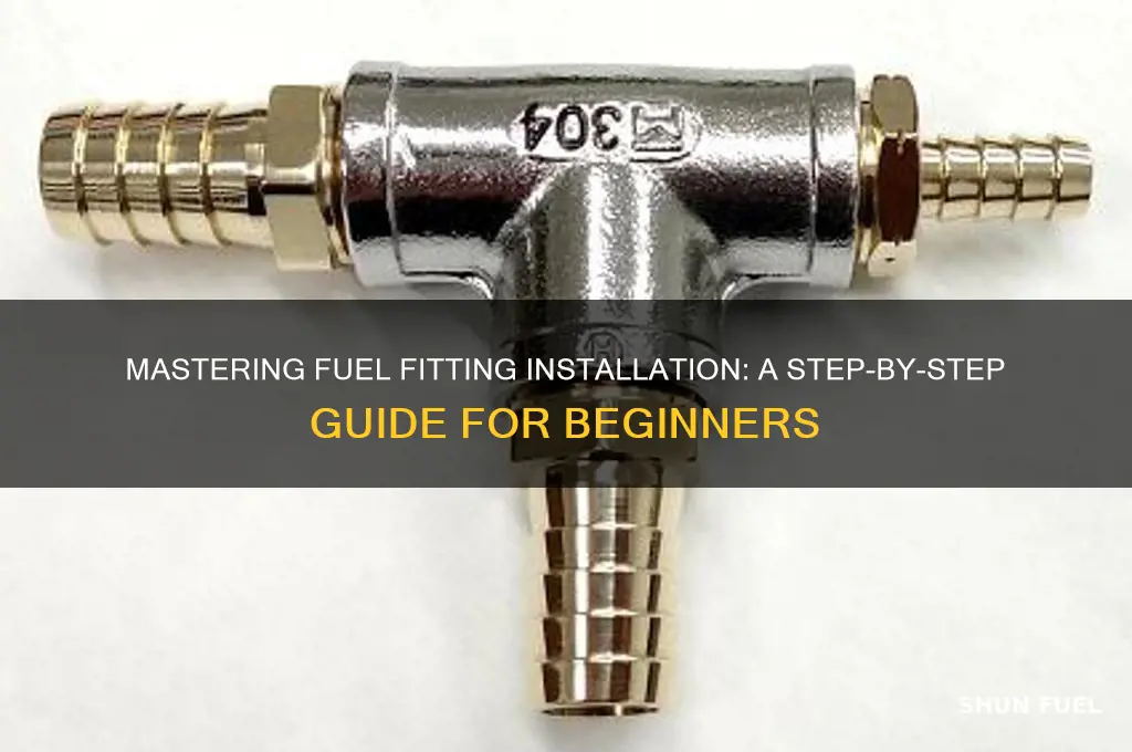 how to add fuel fitting