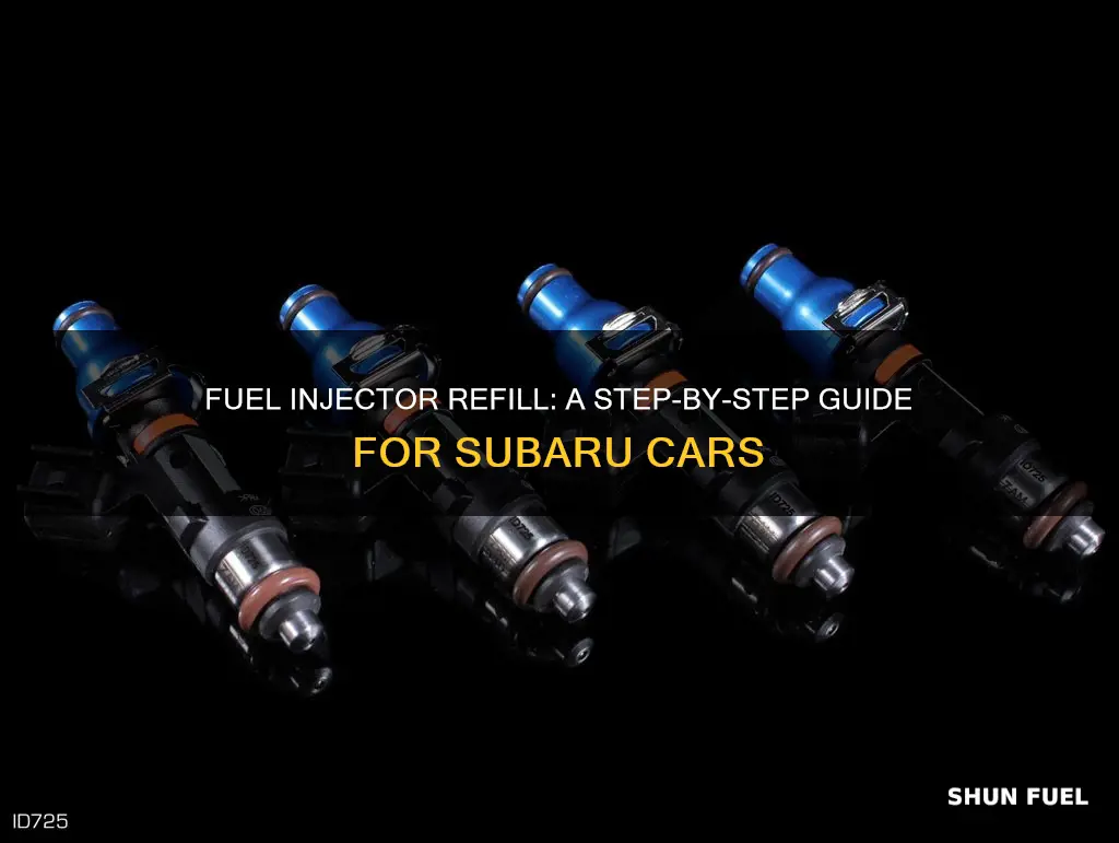 how to add fuel to injectors on subaru