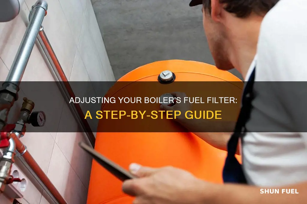 how to adjust a fuel filter for a boiler