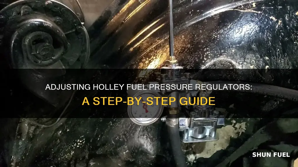 how to adjust a holley fuel pressure regulator