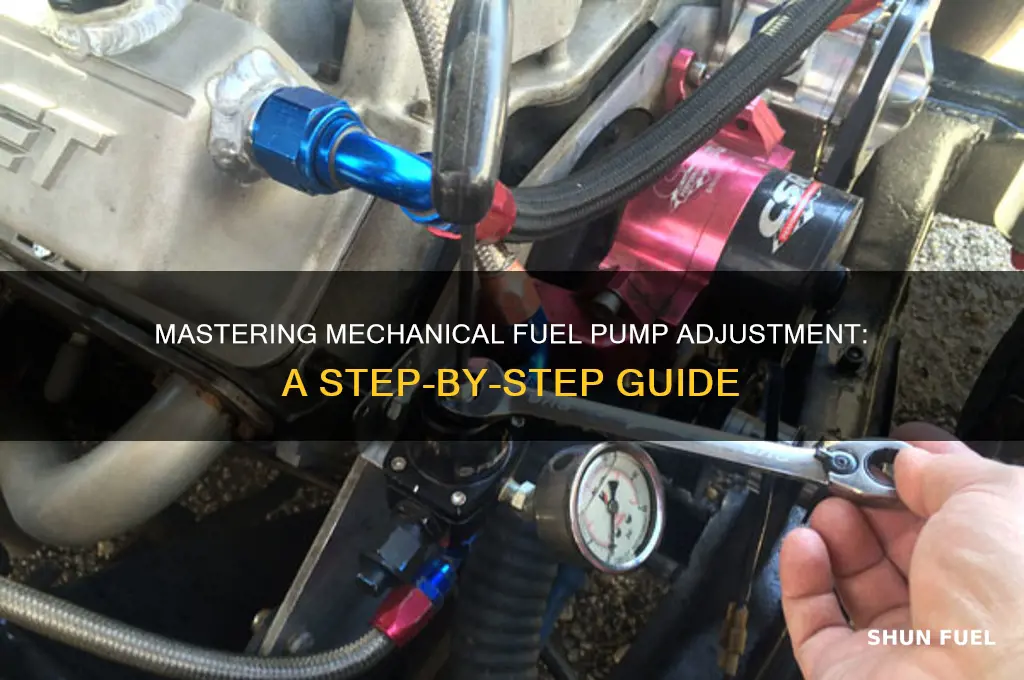 how to adjust a mechanical fuel pump