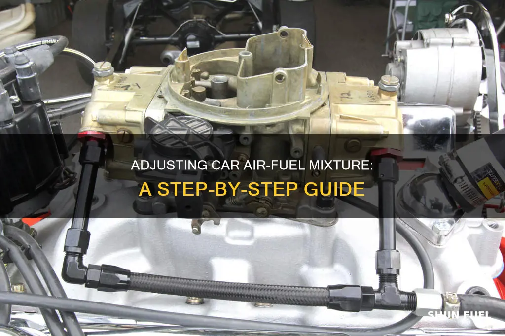how to adjust air fuel mixture in car