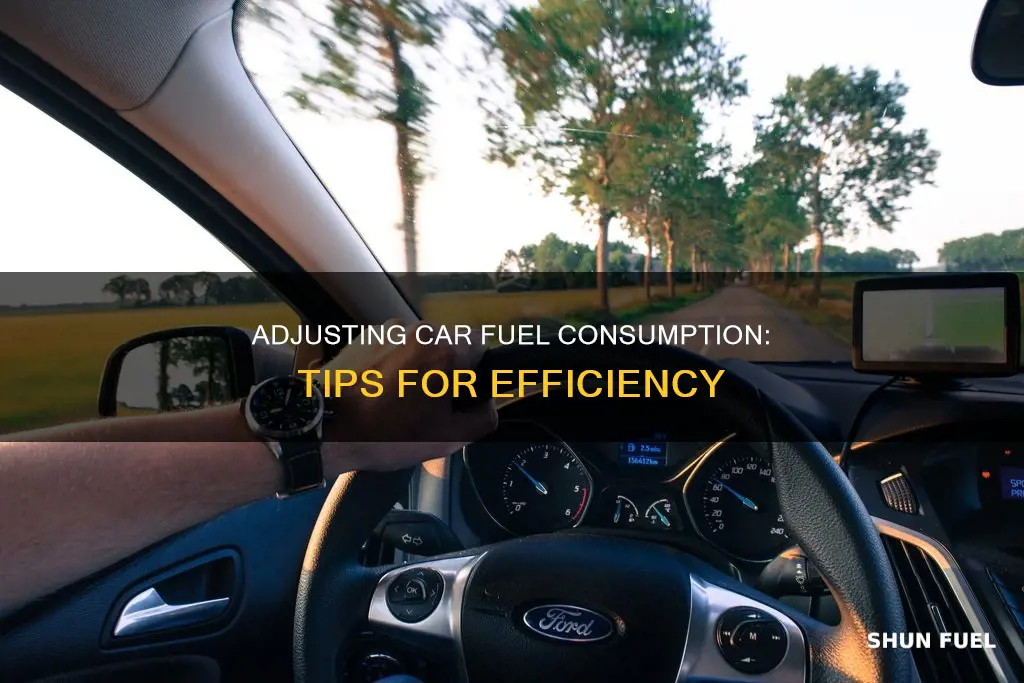 how to adjust car fuel consumption