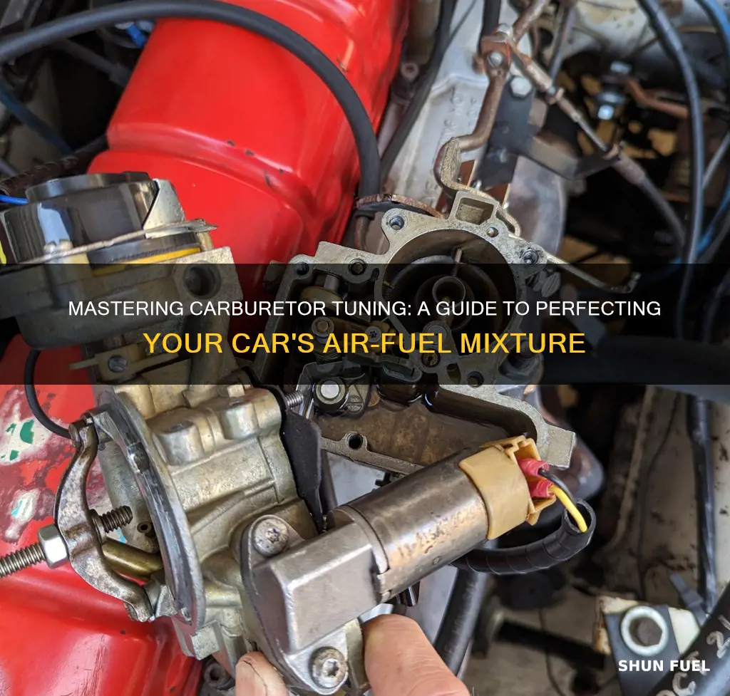 how to adjust carburetor air fuel mixture on car