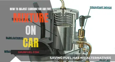 Adjusting Carburetor: Perfecting Your Car's Air-Fuel Ratio