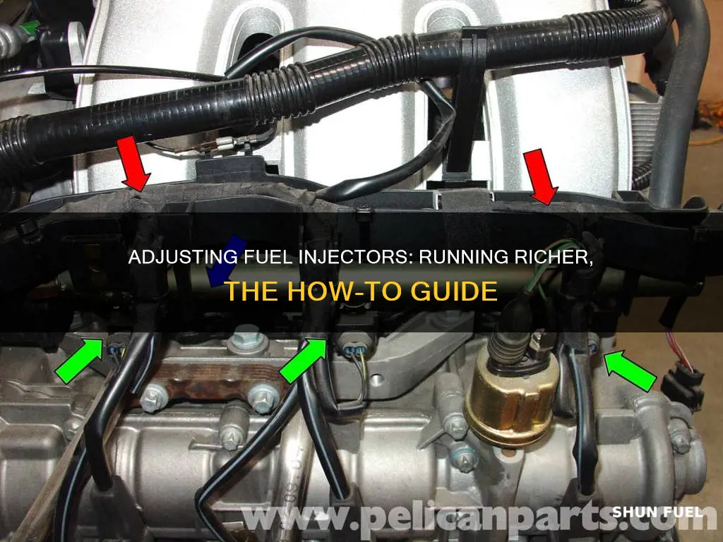 how to adjust fuel injectors run richer