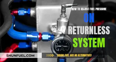 Adjusting Fuel Pressure: Returnless System Guide