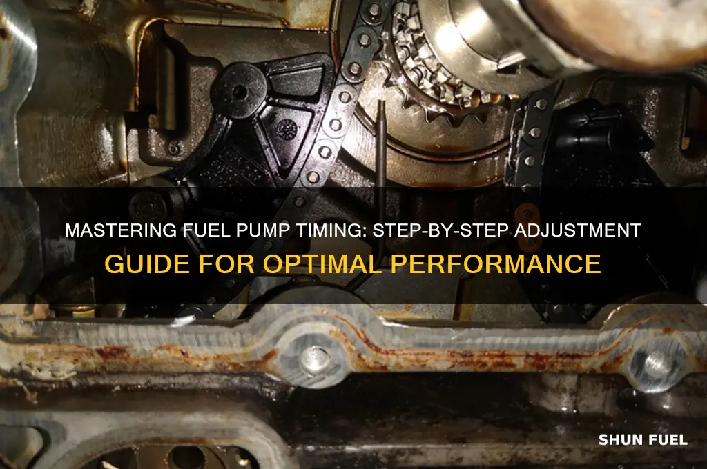 how to adjust fuel pump timing