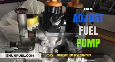 Mastering Fuel Pump Adjustment: A Step-by-Step DIY Guide