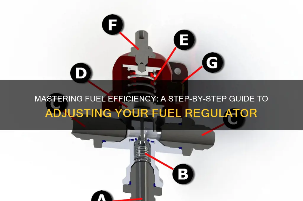 how to adjust fuel regulator
