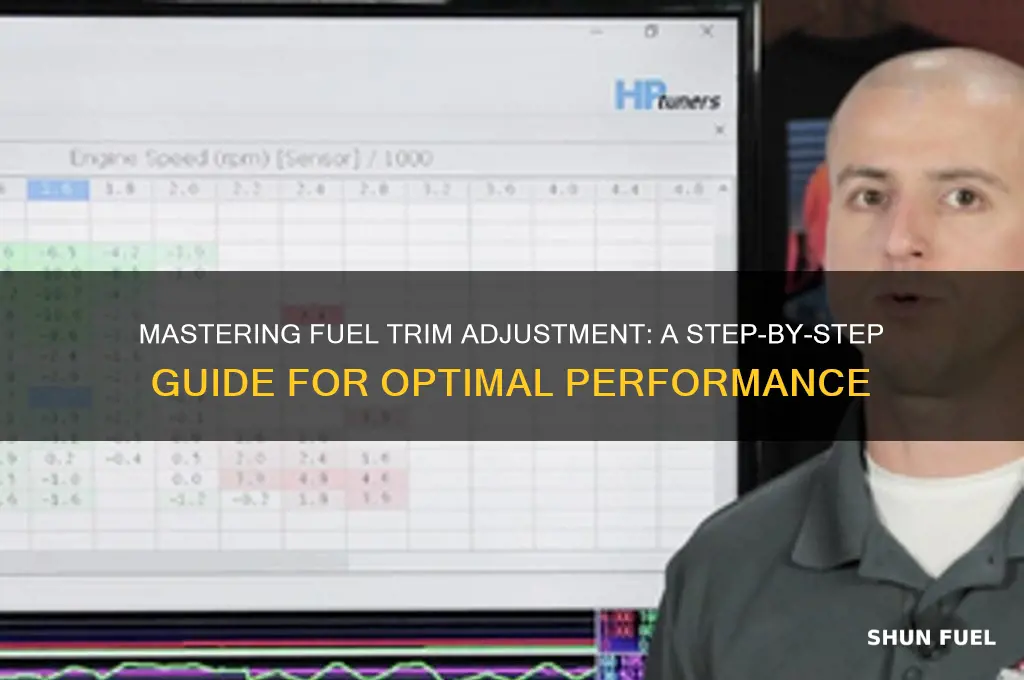how to adjust fuel trim