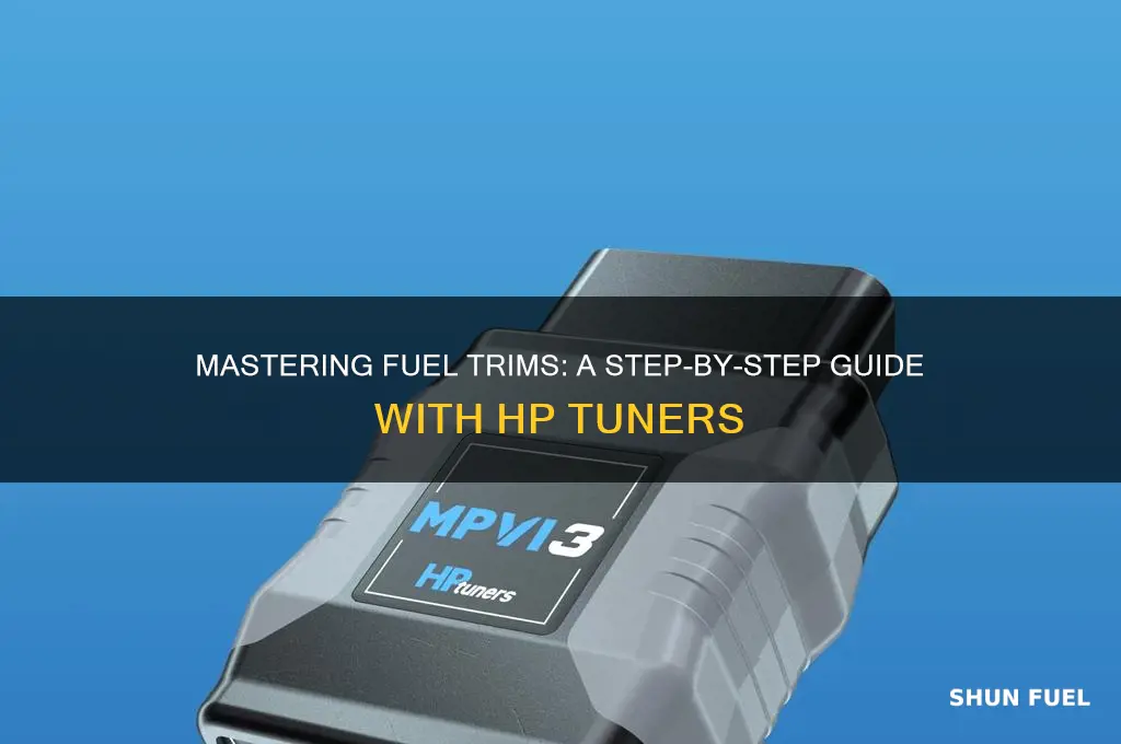 how to adjust fuel trims using hptuners