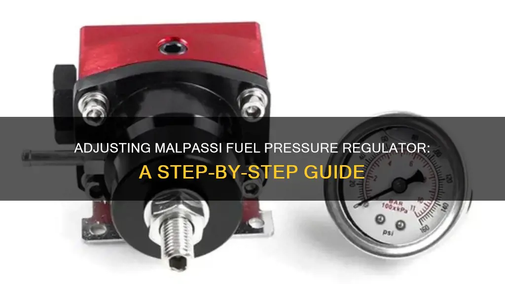 how to adjust malpassi fuel pressure regulator