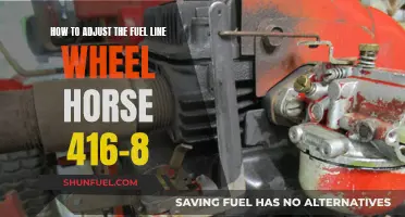 Mastering the Fuel Line: Adjusting the Horse Power 416-8