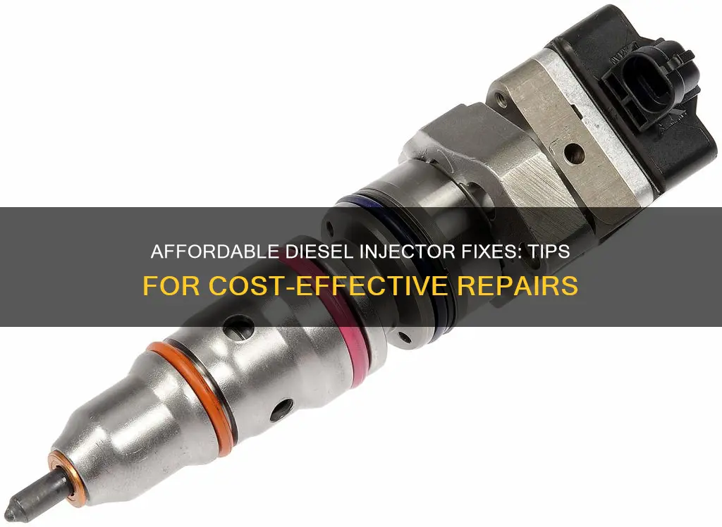 how to afford diesel fuel injector replacements