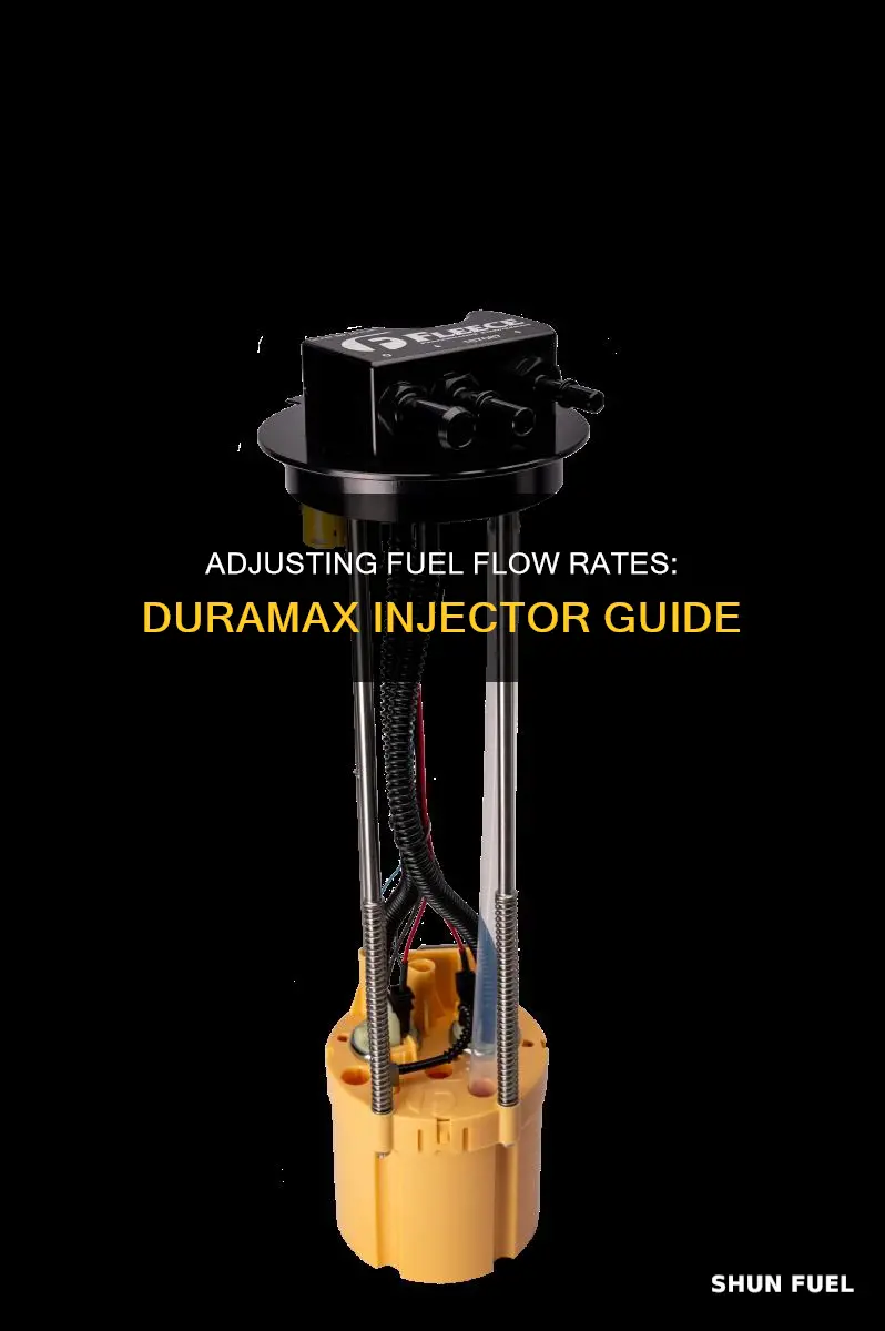 how to ajust fuel flow rates duramax injectors