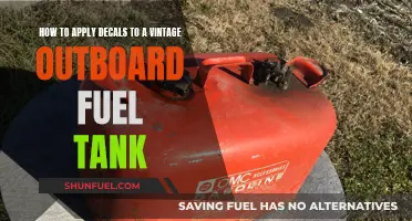 Applying Decals: Vintage Outboard Fuel Tank Makeover