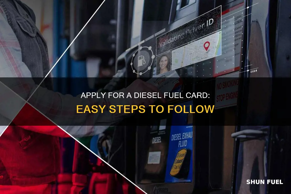 how to apply for a diesel fuel card