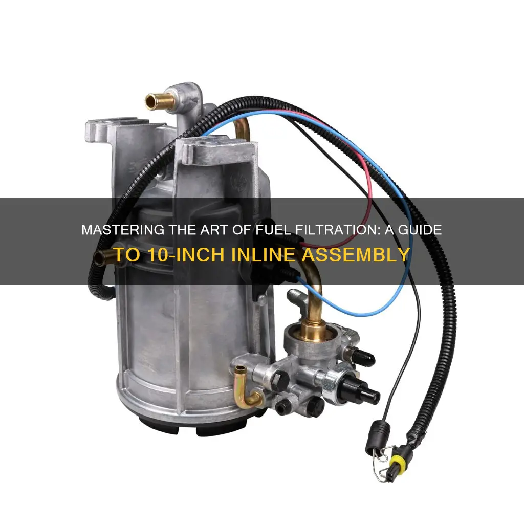 how to assemble 10 inch in line fuel filter