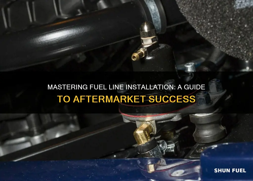 how to assemble aftermarket fuel lines