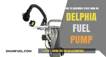 Assembling Float Arm on Delphia Fuel Pump: Step-by-Step Guide