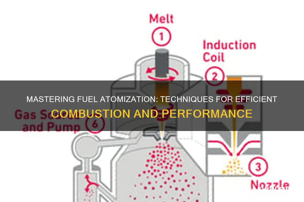 how to atomize fuel