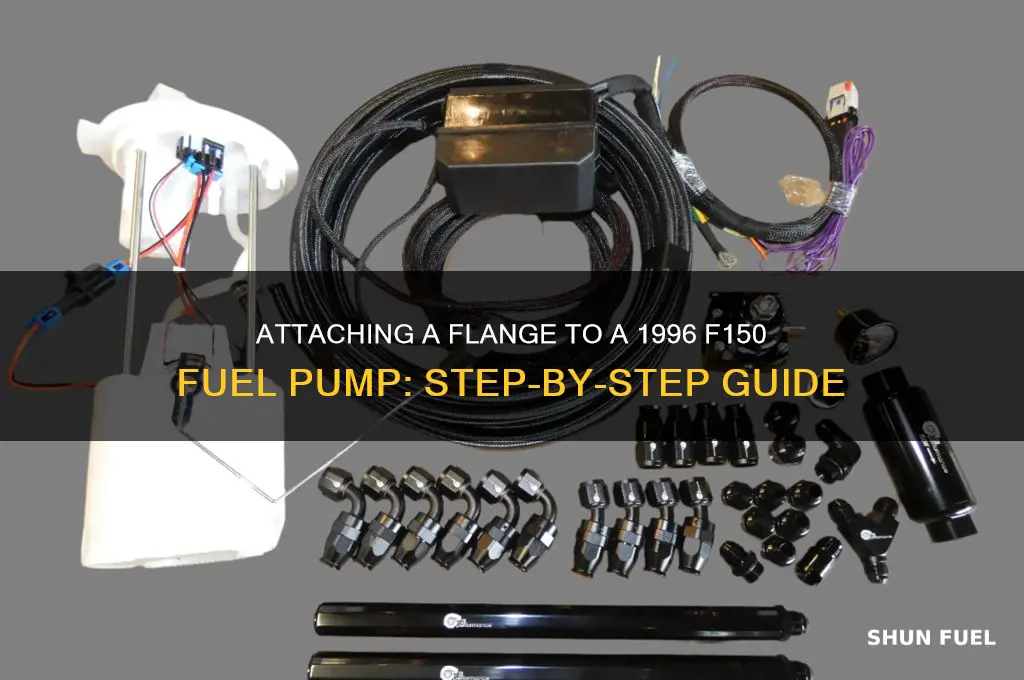 how to attach flange for 1996 f150 fuel pump