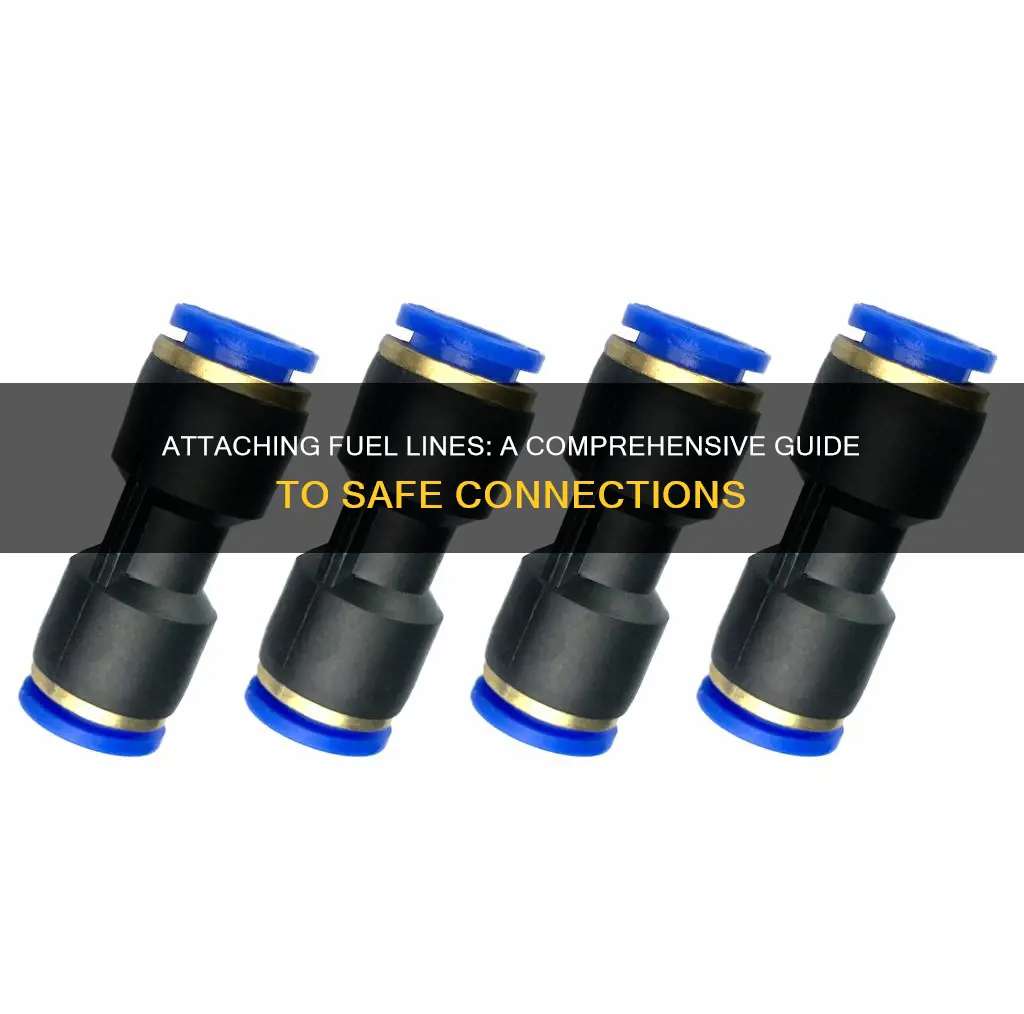 how to attach fuel lines