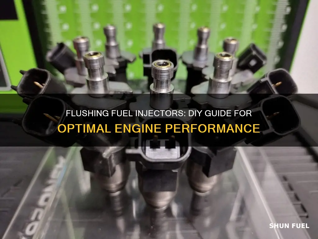 how to back flush fuel injectors