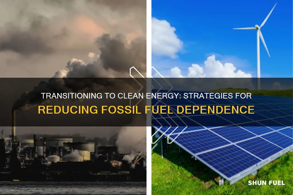 how to become less dependent on fossil fuels