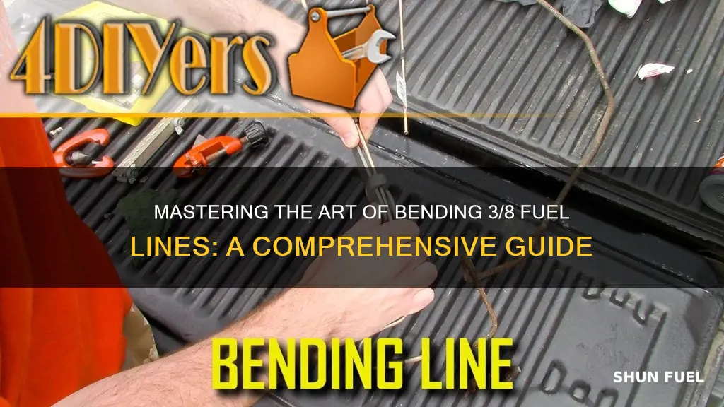 how to bend 3 8 fuel line