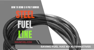 Mastering the Art of Bending 3/8" Poly Armor Steel Fuel Lines