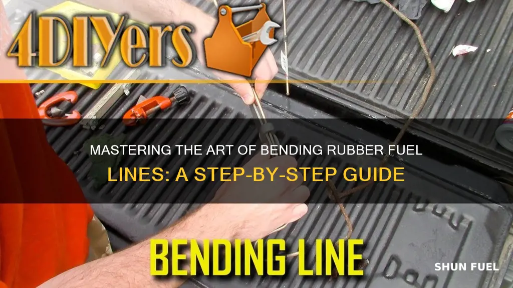 how to bend a rubber fuel line