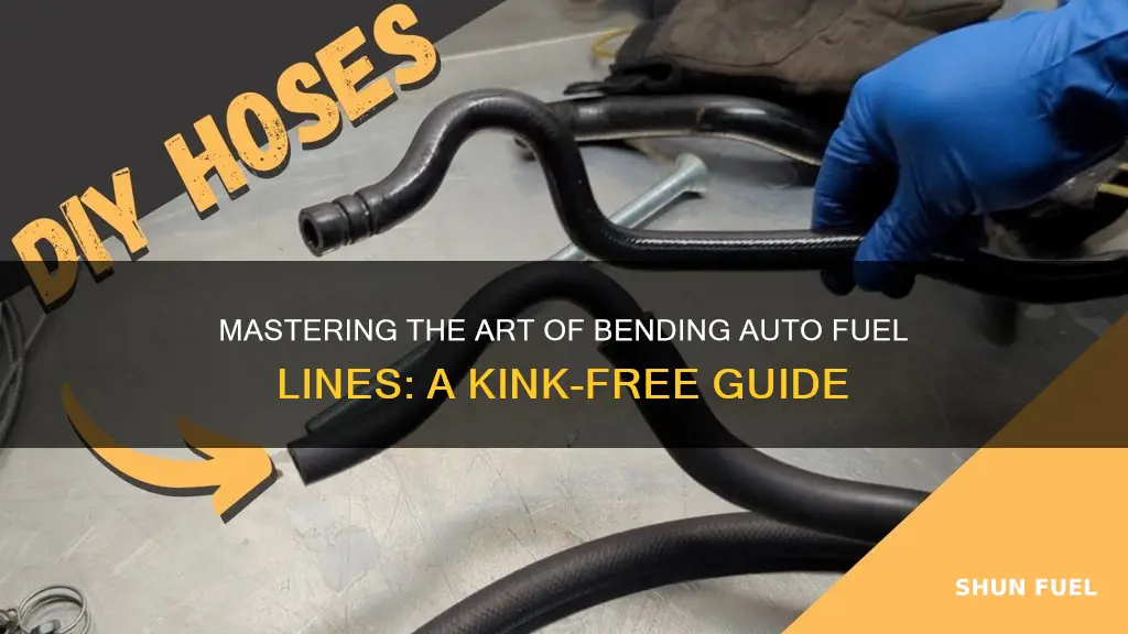 how to bend auto fuel line without kinking