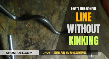 Bending Auto Fuel Lines: Avoiding Kinks and Creases