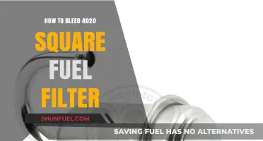 Bleeding the 4020 Square Fuel Filter: Step-by-Step Guide