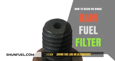 Bleeding Your 99 Dodge Ram Fuel Filter: Step-by-Step Guide