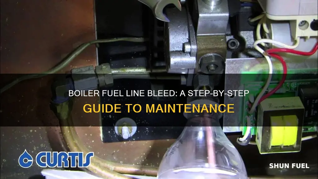 how to bleed a boiler fuel line