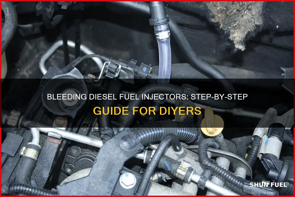 how to bleed a diesel fuel injector