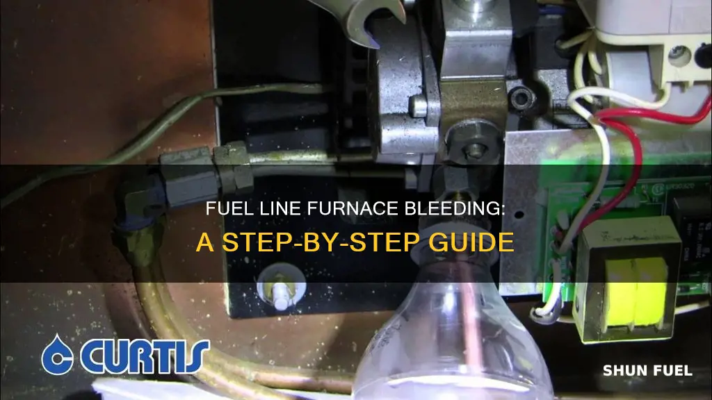 how to bleed a fuel line furnace